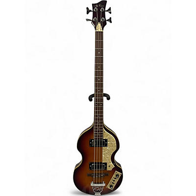 Used Jay Turser JTB-2B BASS Sunburst Electric Bass Guitar