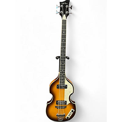 Used Jay Turser JTB 2B Sunburst Electric Bass Guitar