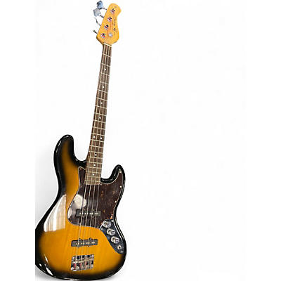 Used Jay Turser JTB-402 2 Tone Sunburst Electric Bass Guitar