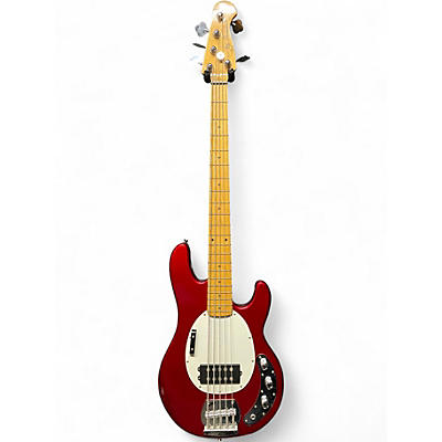 Used Jay Turser JTB445 Candy Apple Red Electric Bass Guitar