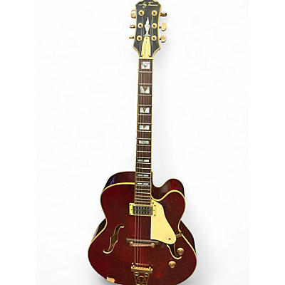 Used Jay Turser Monterey  Wine Red Hollow Body Electric Guitar