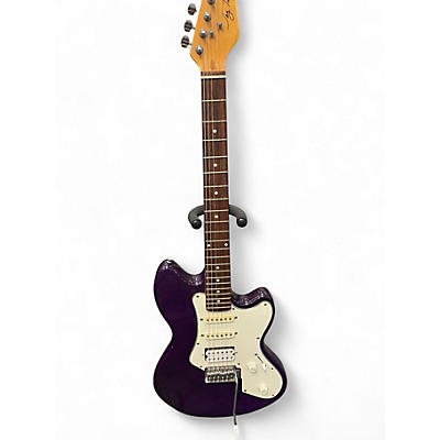 Used Jay Turser Offset Purple Solid Body Electric Guitar
