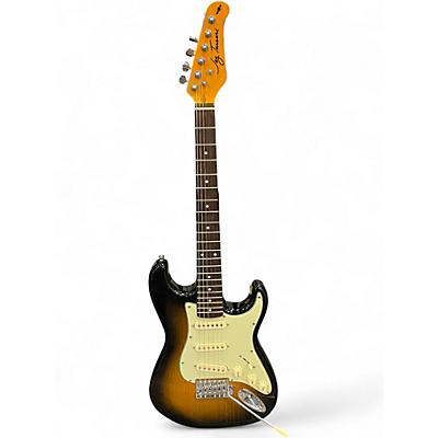 Used Jay Turser S STYLE 2 Tone Sunburst Solid Body Electric Guitar