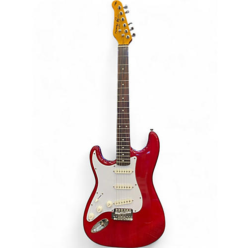 Used Jay Turser S STYLE SOLID BODY Candy Apple Red Solid Body Electric Guitar Candy Apple Red