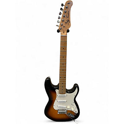 Used Jay Turser S STYLE SUNBURST Solid Body Electric Guitar