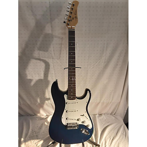 Jay Turser Used Jay Turser S Style Trans Blue Solid Body Electric Guitar Trans Blue