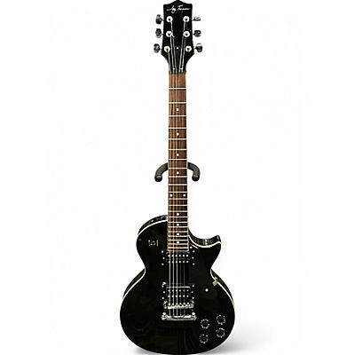 Used Jay Turser Single Cut Black Solid Body Electric Guitar
