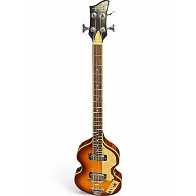 Used Jay Turser VIOLIN BASS 2 Color Sunburst Electric Bass Guitar