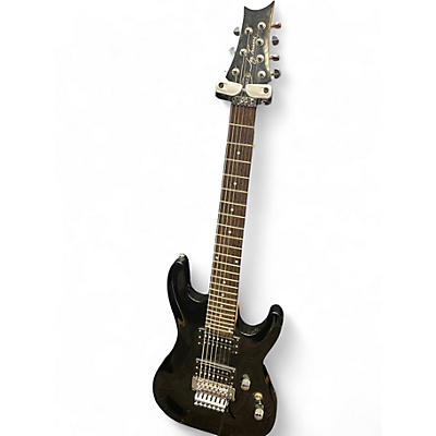 Used Jay Turser jt650 fr7 Black Solid Body Electric Guitar