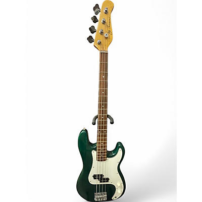 Used Jay Turser jtb400 Green Electric Bass Guitar