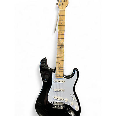 Used Jay Turser style s black Solid Body Electric Guitar