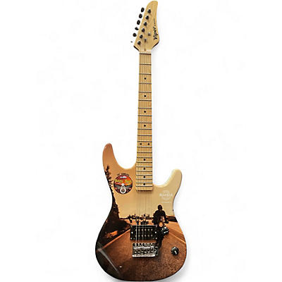 Used Jb Guitars HARD ROCK VIPER BIKER BURST Solid Body Electric Guitar