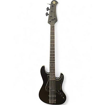 Used Jericho  Alpha 5 Black Electric Bass Guitar