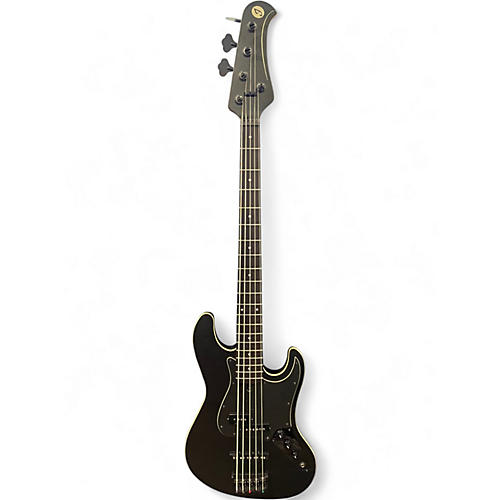 Used Jericho  Alpha 5 Black Electric Bass Guitar Black