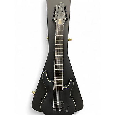 Used Jericho ELITE 8 STRING MATTE BLACK Solid Body Electric Guitar