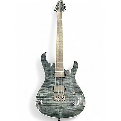 Used Jericho Guitars ELITE 6 FLAMED CHARCOAL Solid Body Electric Guitar