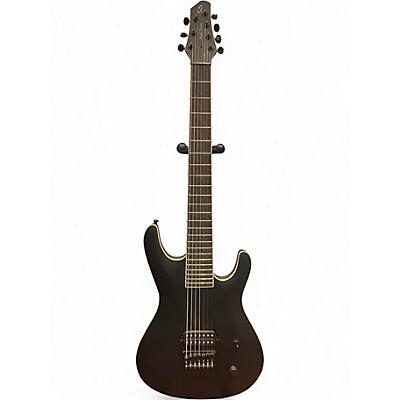 Used Jericho Guitars IGNITION ELITE  7 Black and White Solid Body Electric Guitar