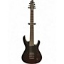 Used Jericho Guitars IGNITION ELITE  7 Black and White Solid Body Electric Guitar Black and White