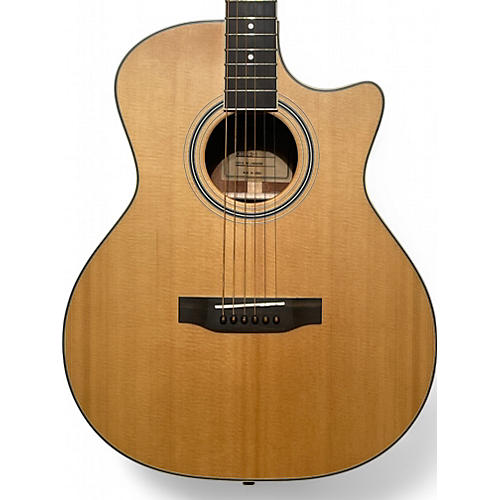 Used Jericho S-1 Natural Acoustic Electric Guitar Natural