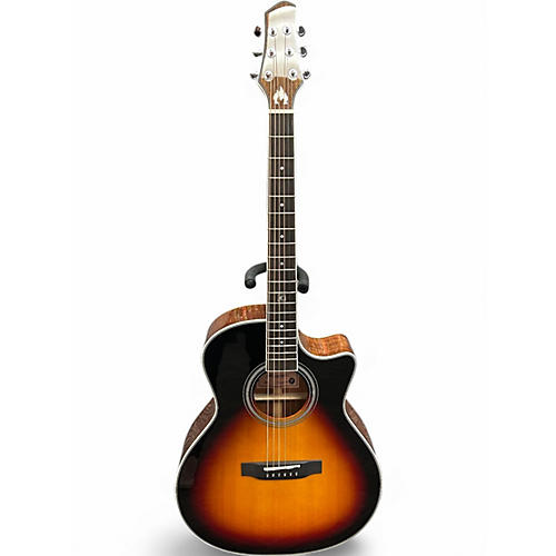 Used Jericho SOLO STOVE LIMITED EDITION S1 Tobacco Sunburst Acoustic Electric Guitar Tobacco Sunburst
