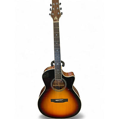 Used Jericho SOLO STOVE S-1 Tobacco Burst Acoustic Electric Guitar