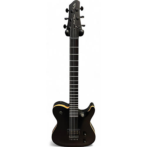 Used Jericho fusion baritone Flat Black Solid Body Electric Guitar Flat Black