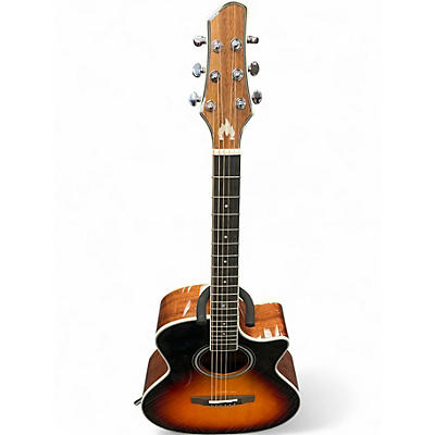 Used Jericho solo stove limited edition s1 Tobacco Sunburst Acoustic Electric Guitar