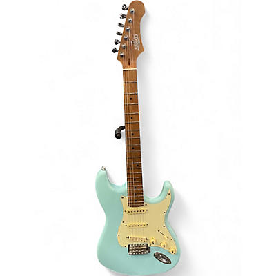 Used Jet Guitars JS380 Daphne Blue Solid Body Electric Guitar