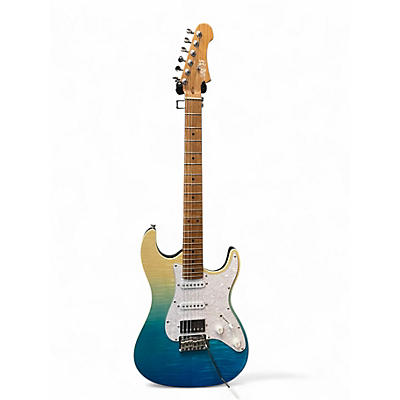 Used Jet js450 blue gradient Solid Body Electric Guitar