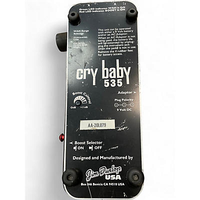 Used Jim Dunlop Cry baby Effect Pedal