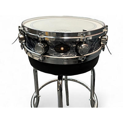 Used Joe Montineri 14X4 Piccolo Snare Black Diamond Pearl Drum