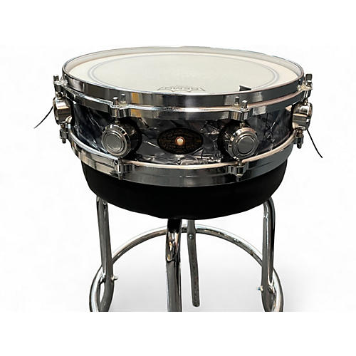 Used Joe Montineri 14X4 Piccolo Snare Black Diamond Pearl Drum Black Diamond Pearl 208