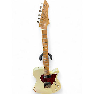 Used John Page Classic AJ Relic White Solid Body Electric Guitar