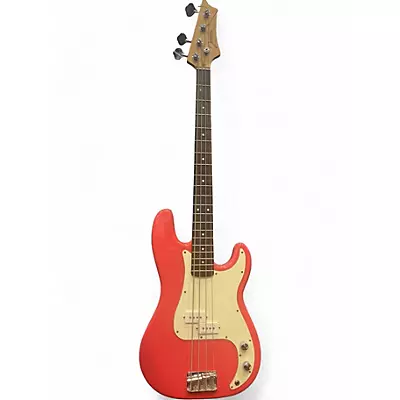 Used Johnson AXL 4 STRING BASS PAPAYA Electric Bass Guitar