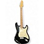 Used Johnson Double Cut Black Solid Body Electric Guitar Black