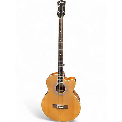 Used Johnson JB24NA Natural Acoustic Bass Guitar