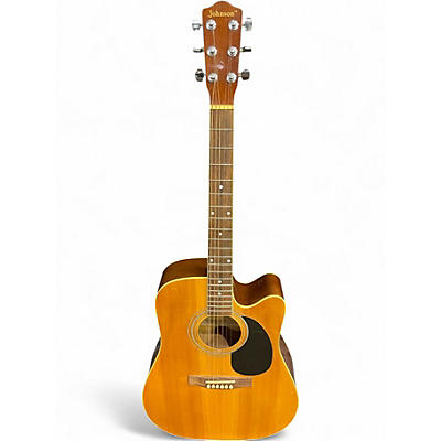 Used Johnson JG-620-CM Natural Acoustic Guitar