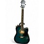 Used Johnson JG-650-TBL BLUE Acoustic Electric Guitar BLUE