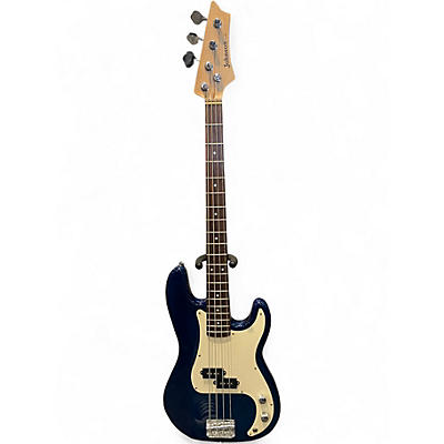 Used Johnson P Bass Trans Blue Electric Bass Guitar