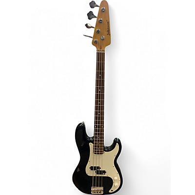 Used Johnson Precision Bass Black Electric Bass Guitar