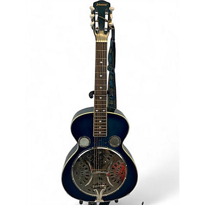 Johnson Used Johnson RESONATOR Blue Resonator Guitar