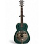 Used Johnson Resonator Metallic Green Resonator Guitar Metallic Green