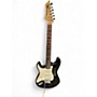 Used Johnson Strat Style left handed Black Solid Body Electric Guitar Black