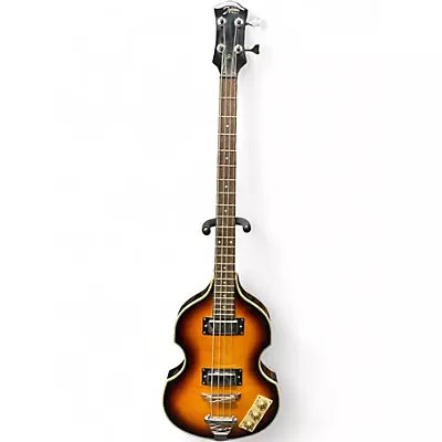 Used Johnson jj-200 Tobacco Burst Electric Bass Guitar