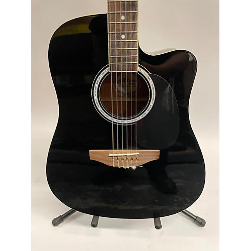 Jose Feliciano Used Jose Feliciano The Debut Series Black Acoustic Electric Guitar Black