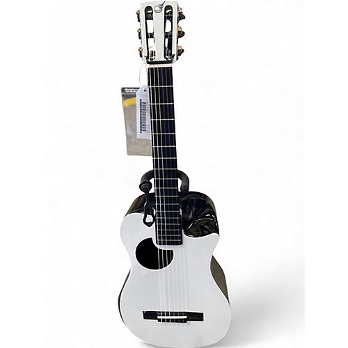 Used Journey Instruments OC660W1 Pearl White Acoustic Electric Guitar Pearl White