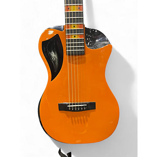 Journey Instruments Used Journey Instruments OF660O1 Orange Acoustic Electric Guitar Orange