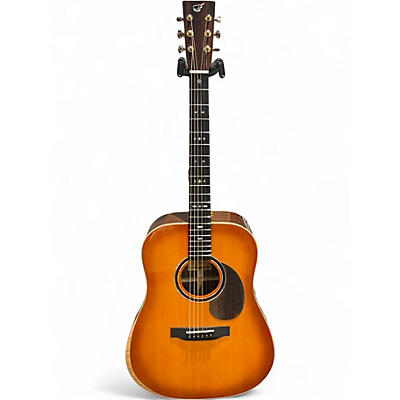 Used Journey JCD422B Sunburst Acoustic Electric Guitar