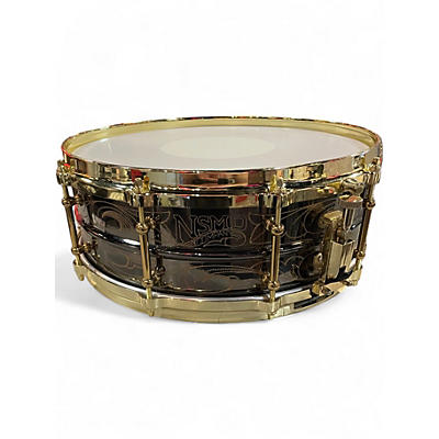 Used Joy Fulnoise 14X5.5 JOHN ALDRITCH SIGNARTURE SNARE NSMD  Black Drum
