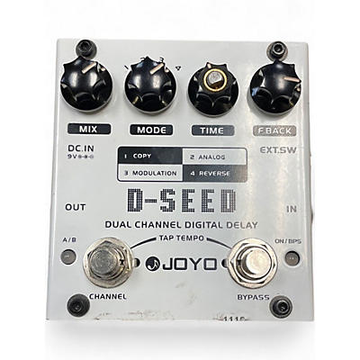 Used Joyo D-Seed Dual Channel Digital Delay Effect Pedal